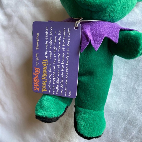 Grateful Dead Stagger Lee Bear Bean Liquid Blue Collectible Vintage NewOld Stock - Picture 2 of 6